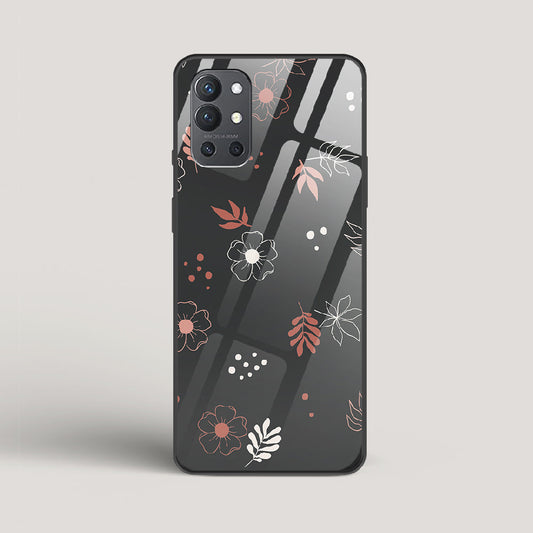 Boho Floral Midnight - OnePlus 9R Glass Case