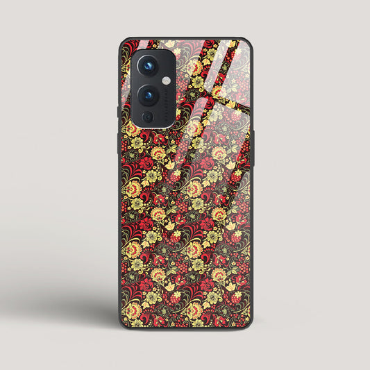 Russian Floral Pattern - OnePlus 9 Glass Case