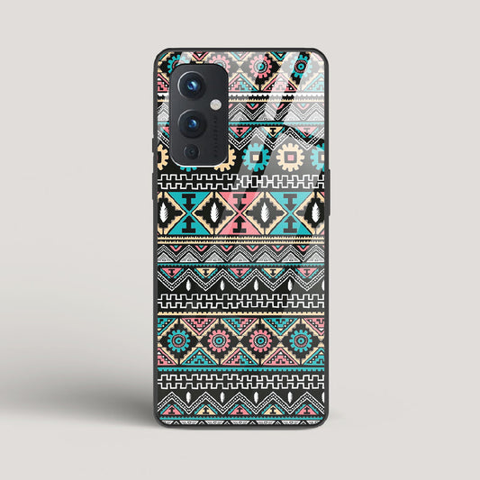 Triable pattern 03 - OnePlus 9 Glass Case