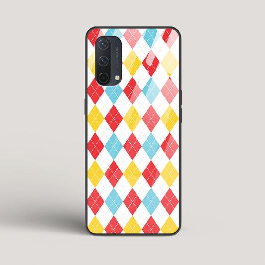 Argyle Checks - OnePlus Nord CE Glass Case