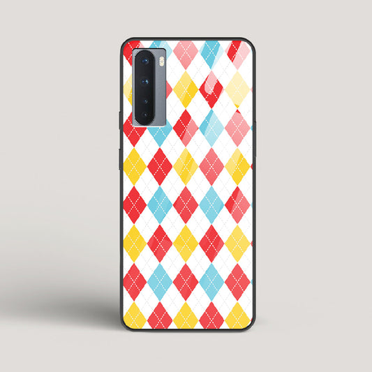 Argyle Checks - OnePlus Nord Glass Case