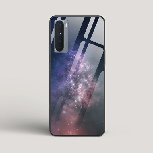 Black And Blue Nebula - OnePlus Nord Glass Case