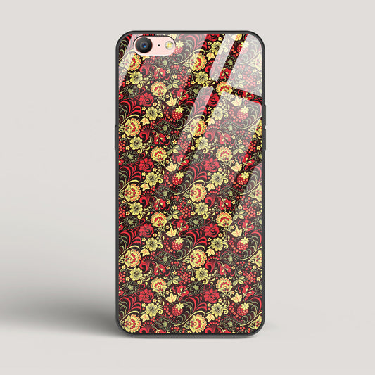 Russian Floral Pattern - Oppo A39 Glass Case