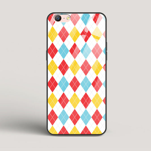 Argyle Checks  - Oppo A39 Glass Case