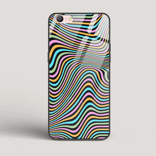 Color Lines - Oppo A39 Glass Case