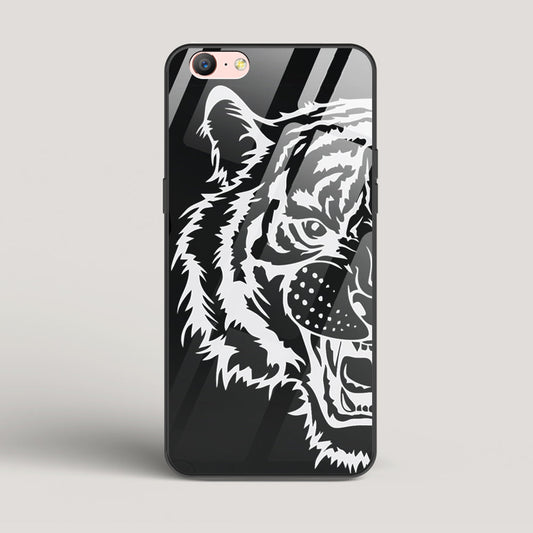 Tiger silhouette - Oppo A39 Glass Case