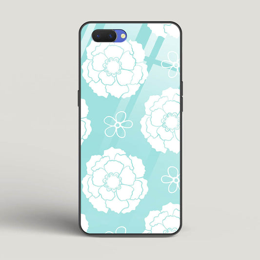 Peony Pattern - Oppo A5 Glass Gripper Case