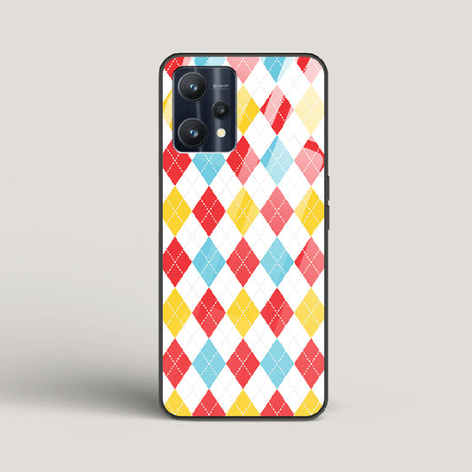 Argyle Checks - Realme 9 Pro Glass Case