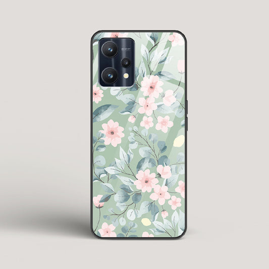 Botanical 02 - Realme 9 Pro India Glass Gripper Case