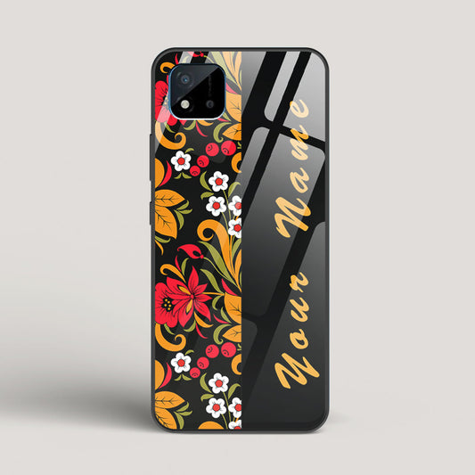 Khokhloma Design 2 Name Edition - Realme C20 Glass Case