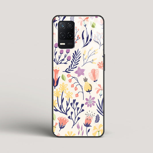 Botanical 01 - Realme Narzo 30 5G Glass Gripper Case