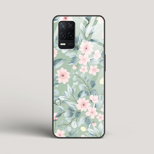 Botanical 02 - Realme Narzo 30 5G Glass Gripper Case