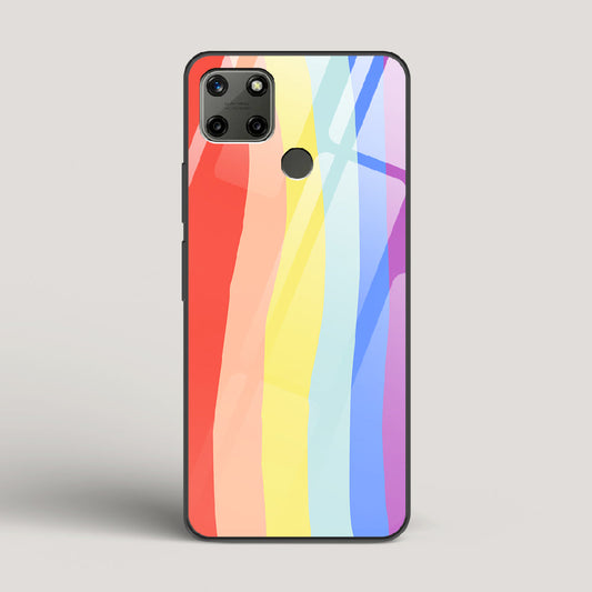 Rainbow - Realme C25Y Glass Case