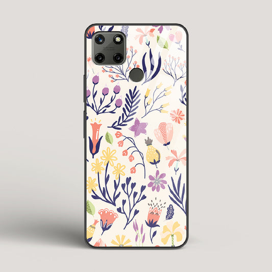 Botanical 01 - Realme C25Y Glass Gripper Case