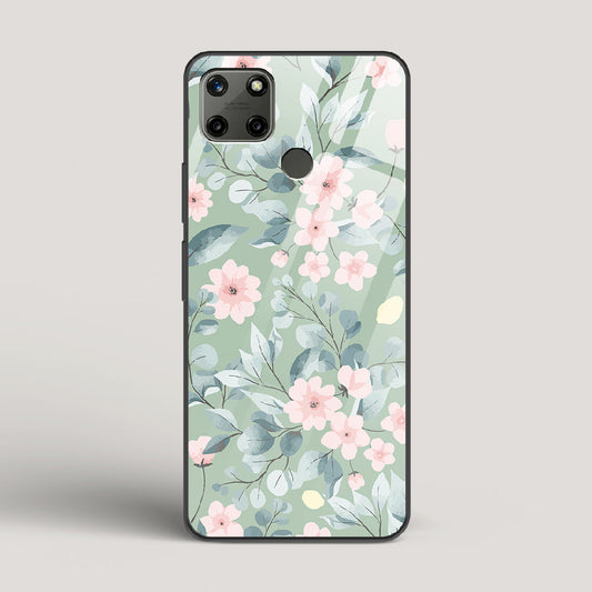 Botanical 02 - Realme C25Y Glass Gripper Case