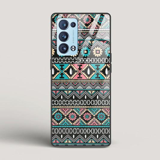 Triable pattern 03 - Oppo Reno6 Pro 5G (Snapdragon) Glass Case