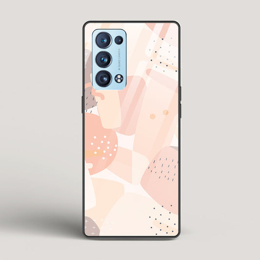 Abstract Shapes - Oppo Reno6 Pro 5G (Snapdragon) Glass Case