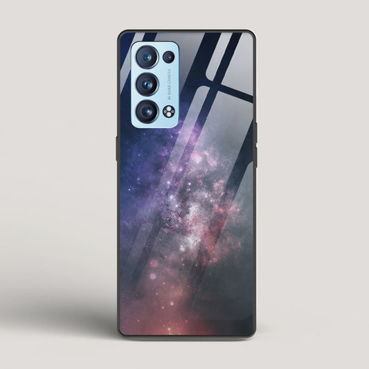 Black And Blue Nebula - Oppo Reno6 Pro 5G (Snapdragon) Glass Case