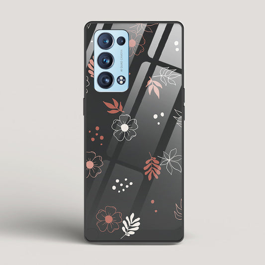 Boho Floral Midnight - Oppo Reno6 Pro 5G (Snapdragon) Glass Case