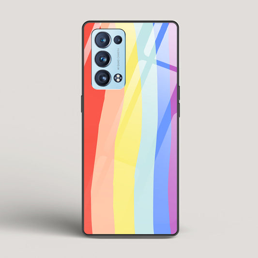 Rainbow - Oppo Reno6 Pro 5G (Snapdragon) Glass Case