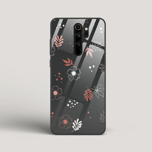 Boho Floral Midnight - Redmi Note 8 Pro Glass Case