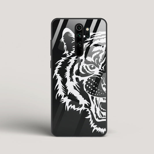 Tiger silhouette - Redmi Note 8 Pro Glass Case