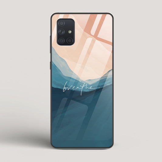 Pastel Breathe - Samsung Galaxy A51 Glass Case