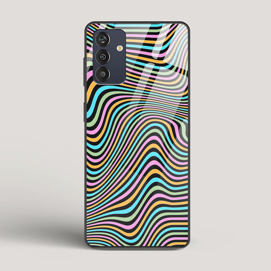 Color Lines - Samsung Galaxy M13 Glass Case