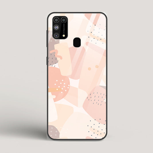 Abstract Shapes - Samsung Galaxy M31 Glass Case