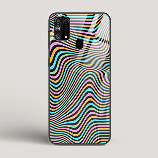 Color Lines - Samsung Galaxy M31 Glass Case