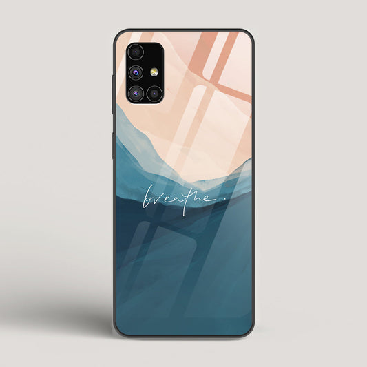 Pastel Breathe - Samsung Galaxy M51 Glass Case