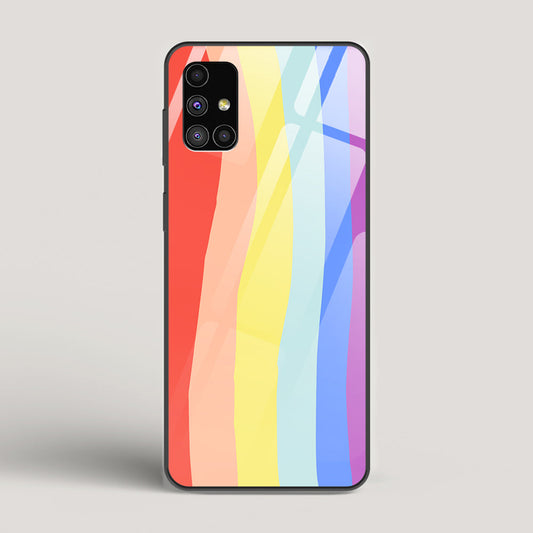 Rainbow - Samsung Galaxy M51 Glass Case