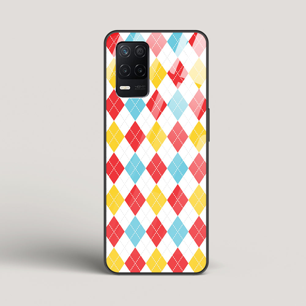 Argyle Checks - Realme Narzo 30 5G Glass Case