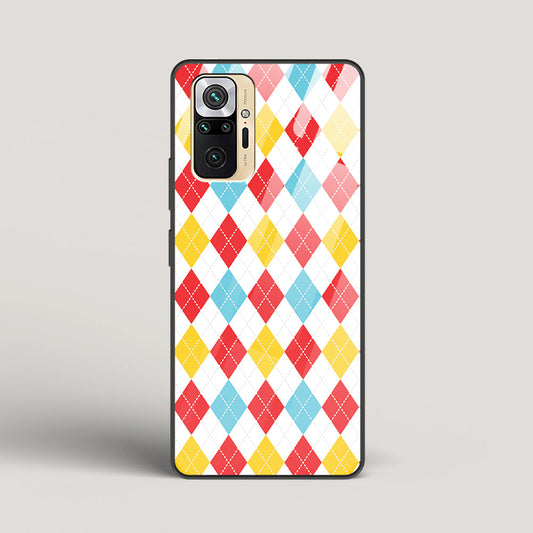 Argyle Checks - Redmi Note 10 Pro Glass Case