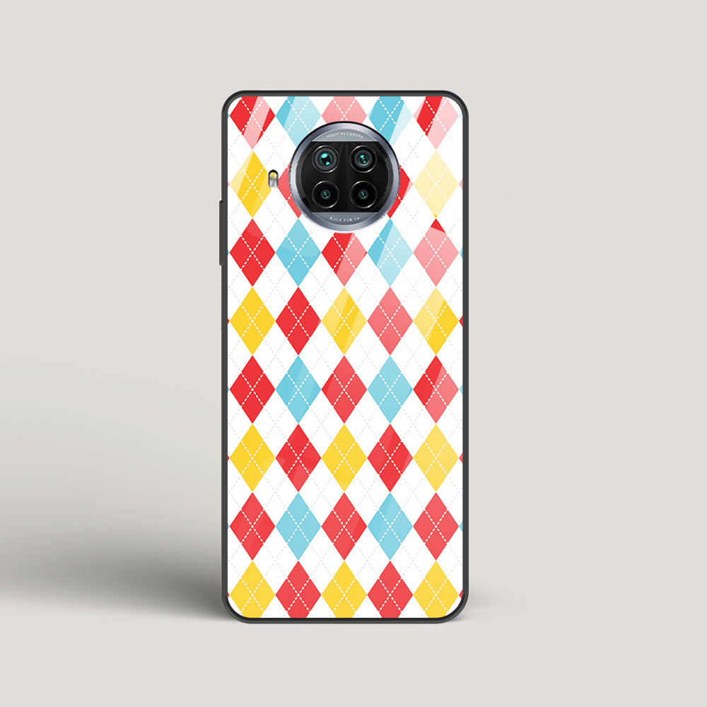 Argyle Checks - Xiaomi Mi 10i Glass Case