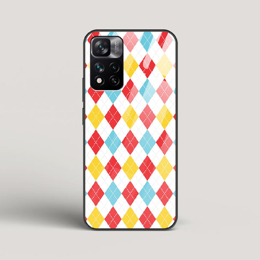 Argyle Checks - Xiaomi 11i HyperCharge 5G Glass Case