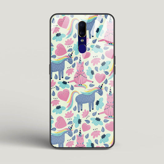 Unicorn Love - Oppo F11 Glass Gripper Case