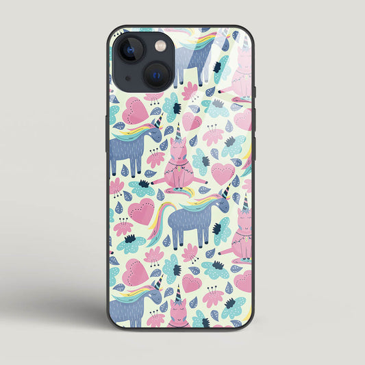 Unicorn Love - iPhone 13 Glass Gripper Case