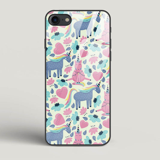 Unicorn Love - iPhone 7 Glass Gripper Case