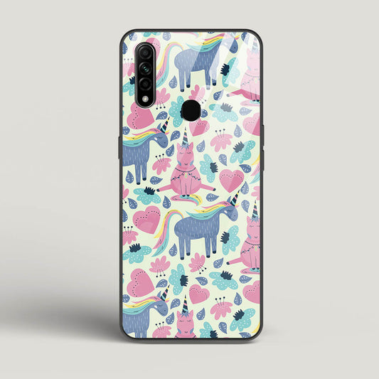 Unicorn Love - Oppo A31 Glass Gripper Case