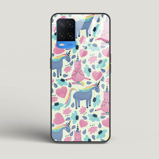 Unicorn Love - Oppo A54 Glass Gripper Case