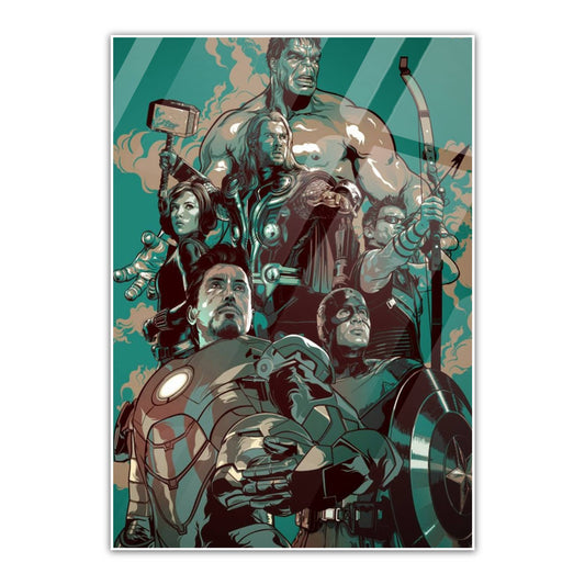 Unity Champions Metal Poster   By Silly Vibe