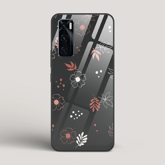 Boho Floral Midnight - vivo V20 SE Glass Case