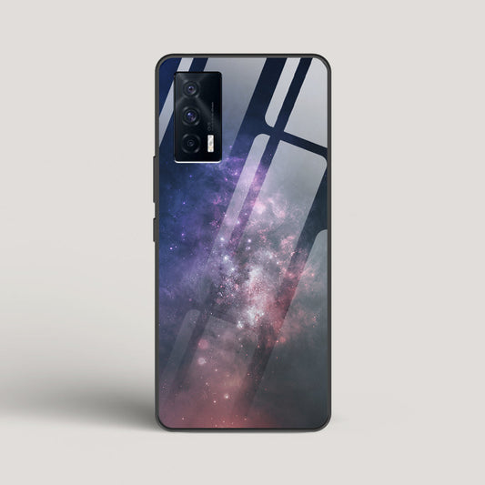 Black And Blue Nebula - vivo iQOO Neo 5 Glass Case