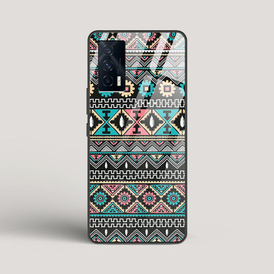 Triable pattern 03 - vivo iQOO Neo 5 Glass Case