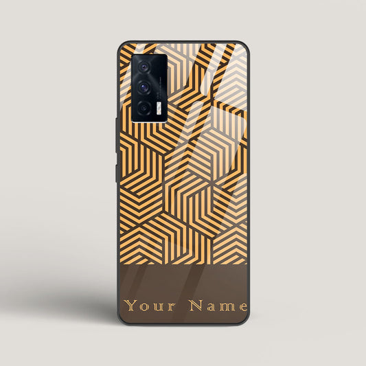 Geometric  Name Edition - Vivo iQOO neo-5 Glass Case