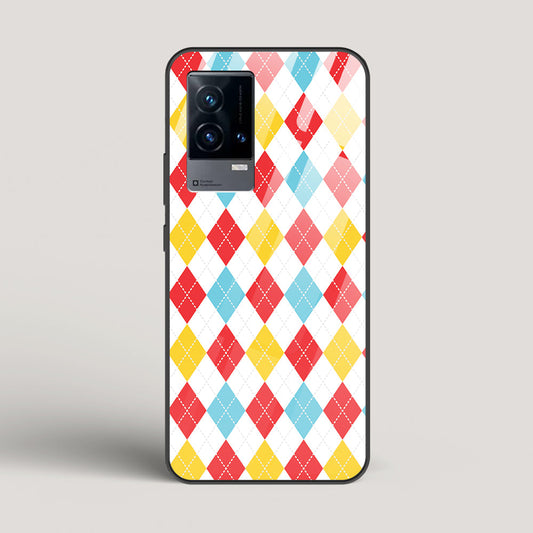 Argyle Checks - vivo iQOO 9 Glass Case