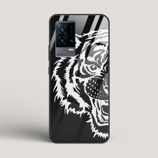 Tiger silhouette- vivo iQOO 9 Glass Case