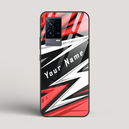 Racer Red Name Edition - Vivo iQOO 9 Glass Case