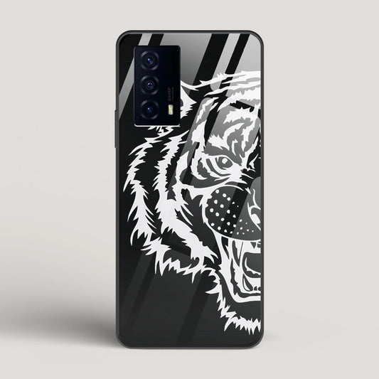 Tiger silhouette - vivo iQOO Z5 Glass Case